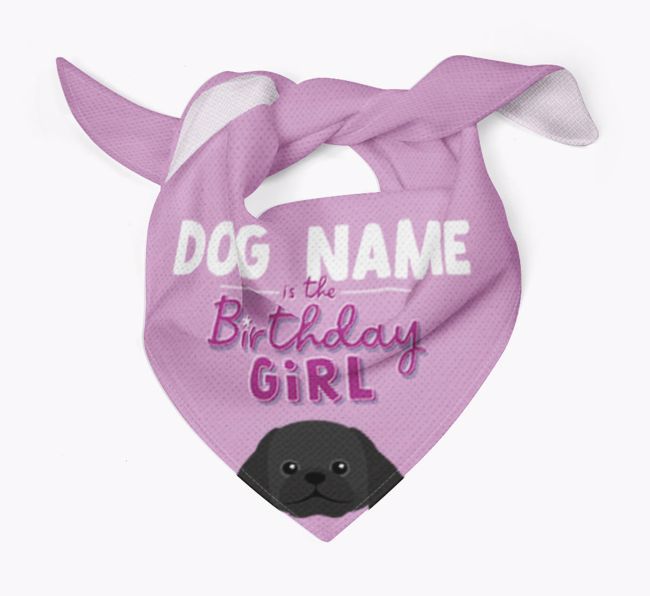 Birthday Girl: Personalised {breedFullName} Bandana